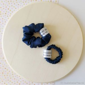 100% Natural Mulberry Silk Scrunchies For Hair Care Mini Combo 1cm 2cm Collection for Kids Gift Ideas Hair Accessories