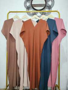 VARA Midi Dress Maxy Knit Hornet Premium Marbella Kantong Samping Model Cargo Terbaru 2024