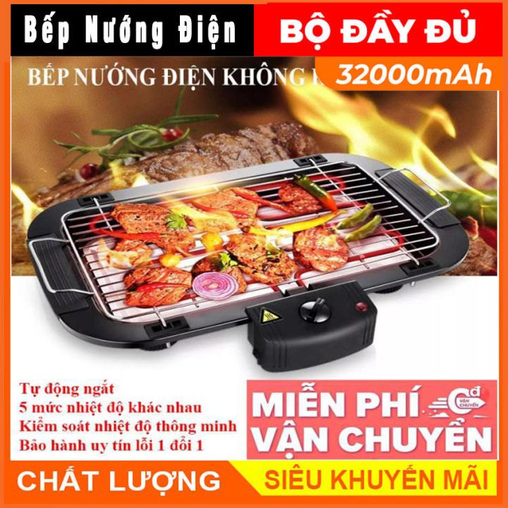 Bếp Nướng Không Khói ELECTRIC BARBECUE GRILL 2000W, Bếp Nướng Thịt ...