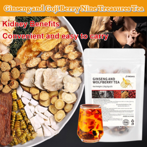 【100% Original】 Ginseng Five Treasures Goji Berry Tea Wellness-enhancing Nourishing Kidney Tea  Buah Pinggang Dan Pati Penguat Uncang Teh Kesihatan Tahan Lama Untuk Lelaki