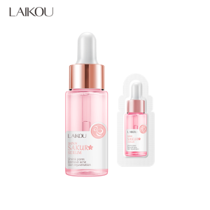 LAIKOU Serum Sakura Nhật Bản Dưỡng Ẩm Làm Sáng Mờ Vết Nhăn 17Ml + 1Ml