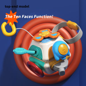 Montessori Sensory Toys Multifaceted Cube Busy Ball Baby Fine Motor Skills and Hand Eye Coordinate Learning Educational