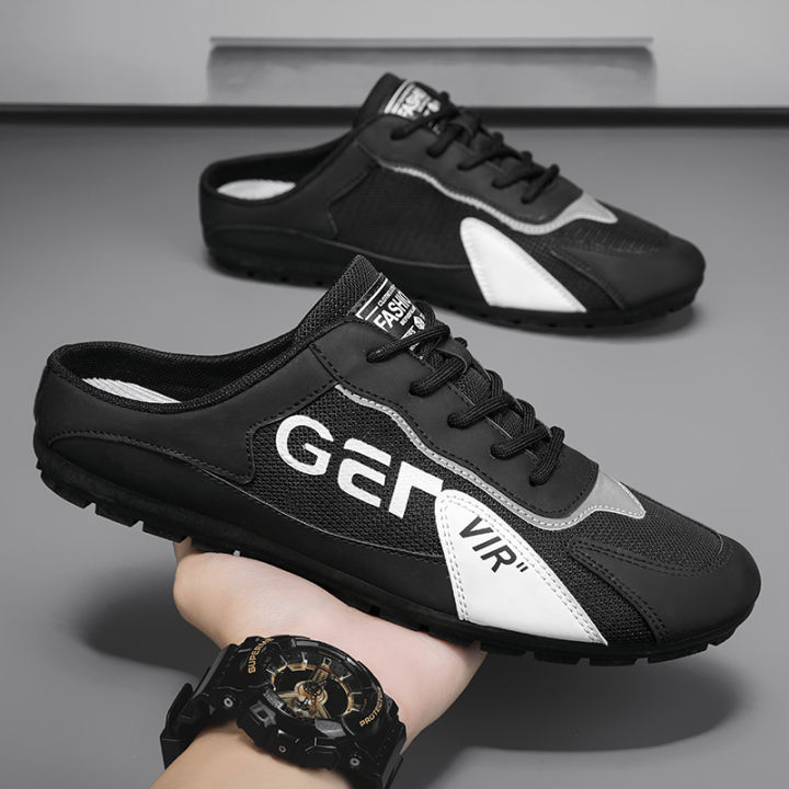 FREE TAS !! SEPATU SLIP ON SANDAL PRIA IMPORT WARNA TREND