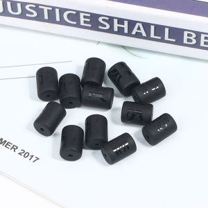Salime 12 Zodiac Beads Charms Matte Black Onyx Constellation Beads Cylinder Pendant