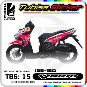 Sticker Striping Vario 125-150 - Stiker Striping Variasi Motor Vario Led 125 -150. TBS.15