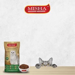 (OFFER 8KG+2KG) MISHA Dry Cat Food 8KG Chicken Tuna / Ocean Fish