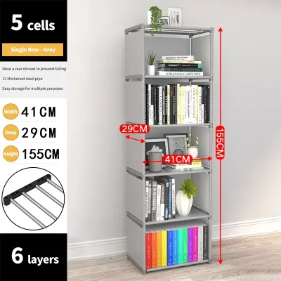 (HOME+) Bookcase Simple Table Floor Shelf Student Dormitory Bedroom Toy Storage Shelf Bookcase