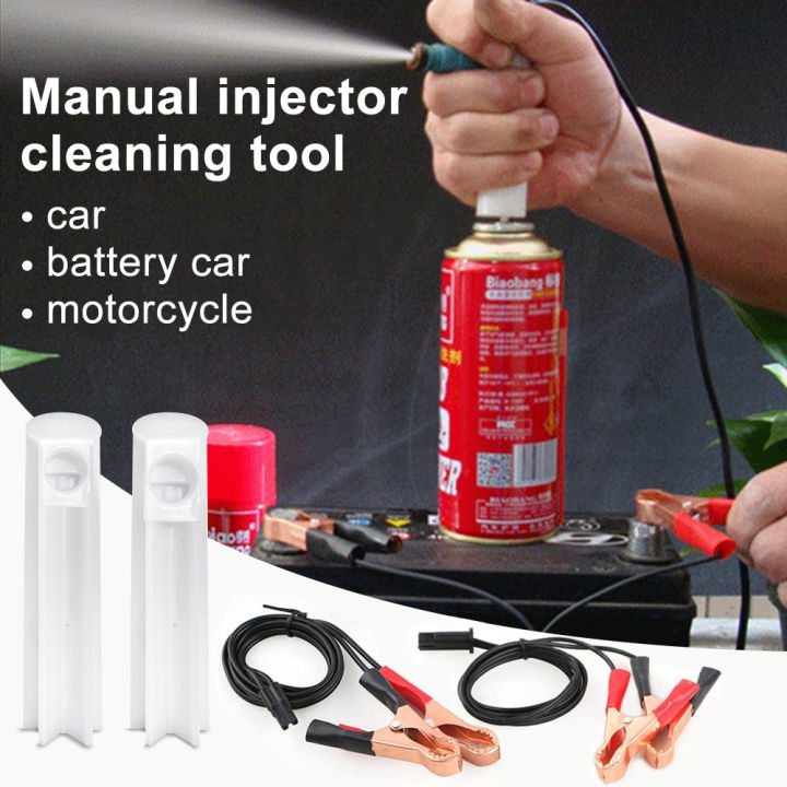 Fuel Spray Nozzle Oil Injector Cleaner Tester Set Manual Tool Universal Injector Cleaning Tool