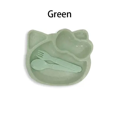 Hello Kitty Shape Plate Set - Adorable Hello Kitty Designs for Kids & Fans