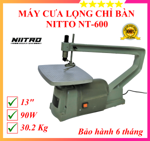 Máy cưa lọng chỉ bàn NITTO NT-600 - Cắt đa vật liệu - Chuyên dụng cắt những chi tiết có độ khó cao - Thợ Săn Máy Ngon