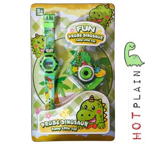Jam Tangan +  Mini Mainan proyektor Karakter Funny Little Toy FHLC