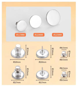Kancing Magnet Penjepit Anti Terlihat Dari Luar Pengikat Magnet Gorden Magnetic Kancing Logam Magnet