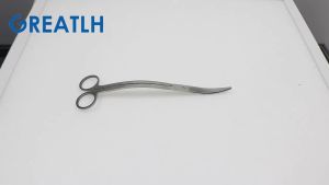 GREATLH Nose Scissors Nasal Tissue Resection Scissors Tissue Scissors Nose Cosmetic Surgical Instruments Rhinoplastic