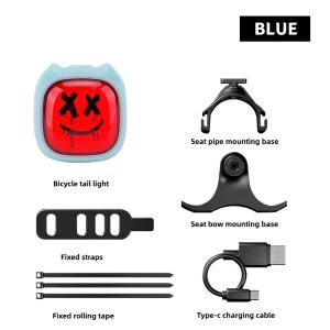 Bicycle Rear Light with FindMy Tracking Mode IP65 Waterproof for Cycling Safety&Anti-Theft Part