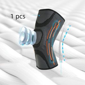 Guoftstars Knee Sleeve with Silicone Patella Pad & 2 Spring Support Bars Anti-slip Compression Knee Brace for Meniscus Tear ACL Arthritis Joint Pain Relief. AutoMaxion