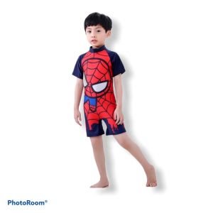 Spiderman Baju Renang Spider-Man Anak Laki Laki Bayi Balita Cowo Umur 1 2 3 10 Tahun Cowok Real Pic COD Bayar Ditempat