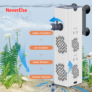 fishbowl tank aquarium filter pump set aquarium pump filter water aquarium filter water pump filter aquarium with pump 6W 15W 25W 30W fishbowl tank filter pump filter aquarium Oxygen Air aquarium pump filter DIY box Sponge bacteria balls