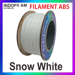 FILAMEN ABS SNOW WHITE PUTIH NATURAL 5 METER 250GR 1KG FILAMENT REFILL ISI ULANG TINTA 3D PRINTER PRINT 1.75mm DIY STYLUS PRINTING