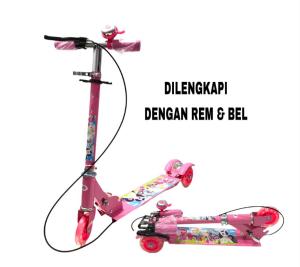 HOT Skuter Otoped Anak GROSIR / Scooter otoped anak roda 3 Bonus Bell roda nyala