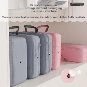 Large Space-Saving Compression Storage Bag for Home Travel Luggage - Ideal for Clothes Blankets & Towels