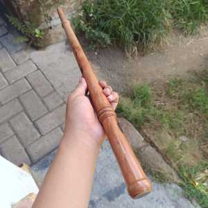 Tongkat Komando Kayu Stigi / Setigi Panjang 60 cm