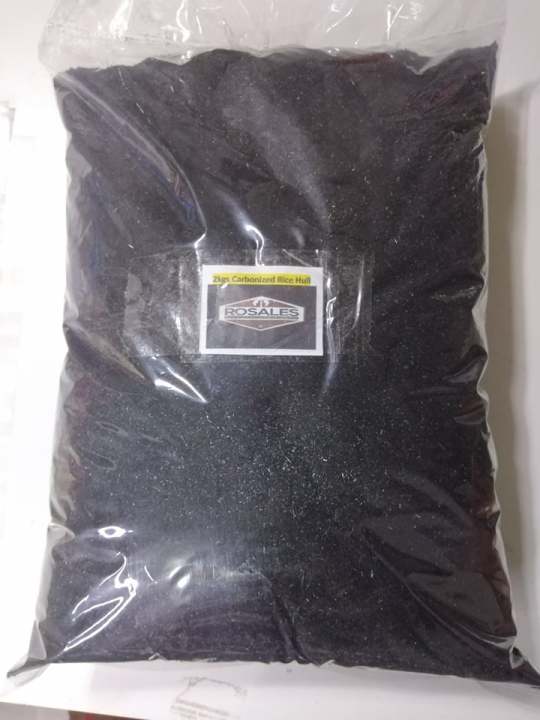 Rice Enhancer 2 Kilograms Packed Carbonized Rice Hull l CRH Soil Enhancer Pure Non ...