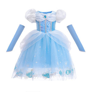 Princess Dress for Girls Cinderella Princess Dress Childrens Day Performance Costume Birthday Dress