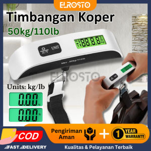 ELROSTO Timbangan Digital Gantung Portable Untuk Ikan Laundry Koper Ekspedisi