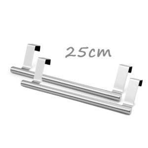 【APEX】Stainless Steel Single RodTowel Rack Kitchen Perforation-Free Rag Hanger Cabine tDoor BackTowel Hanger