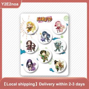 【Y2E2noa】 8 Pcs Set Anime Tinning Backpack Badge Brooch Pin Souvenir Clothing Bag Backpack Accessories Gift For Friends
