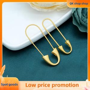 ✨QK shop✨ 5 10Pcs Golden Metal Safety Pin Heavy Duty With Hole For Brooch Jewelry Crafts Clothing Accessories Pins Pincushions