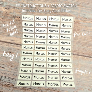 Fabric labels Iron on labels Clothing labels Daycare labels Nursing home labels Iron on clothing labels Camp labels name tag