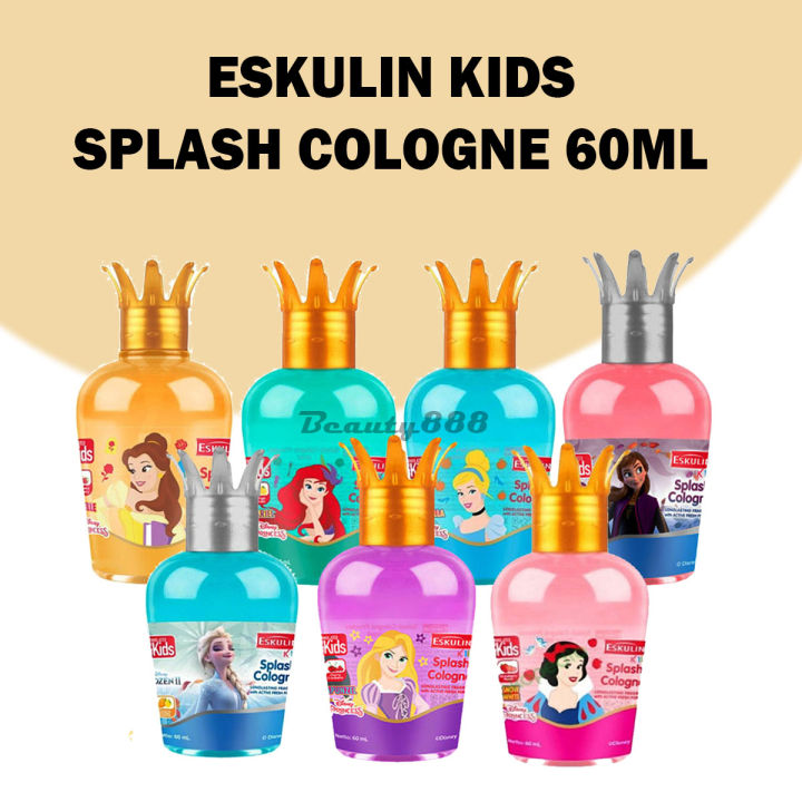 Eskulin Disney Princess Splash Cologne Parfum Anak 60 ml Minyak