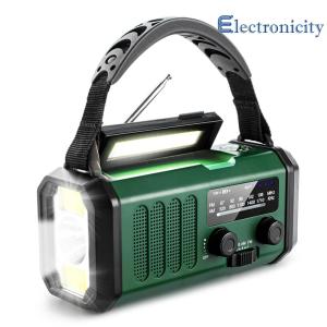 วิทยุฉุกเฉินพลังงานแสงอาทิตย์ SOS เตือนภัยชนิด-Cไฟอ่านหนังสือวิทยุสภาพอากาศพร้อมไฟฉาย LED ฉุกเฉินอเนกประสงค์สำหรับโทรศัพท์มือถือ