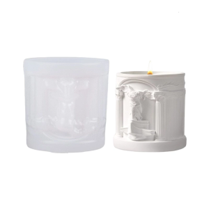 Silicone Mould for Candle Making and Resin Art Goddess Storage Cup Crafting Nordic Designs Home Decoration