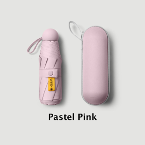 (SG) CASADISE Mini UV Umbrella Automatic Pocket Capsule Size Anti-UV UPF 50+ Protection with Extended Coverage