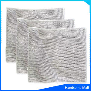 H.S. ผ้าเช็ดจาน ทำสะอาดห้องครัว 3 pcs ผ้าขี้ริ้วอเนกประสงค์ ขนาด 20 cm Wire Dishcloth