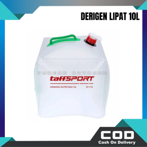 DERIGEN LIPAT KRAN JERIGEN DIRIGEN OUTDOOR KANTONG AIR PORTABLE KAP 10 LITER