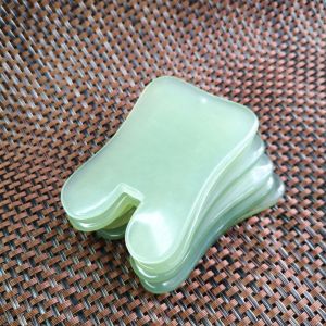 [HOT] Natural Xiuyu jade gua sha board holographic board thickened ancient coin-shaped four-sided gua sha massager wholesale