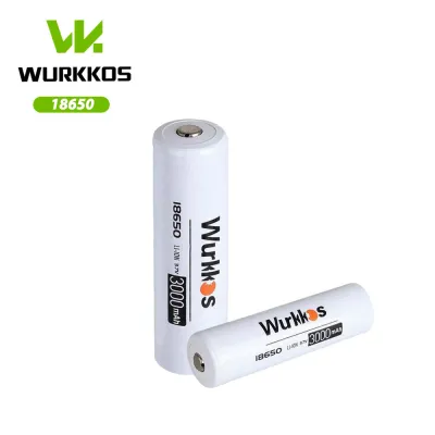 Wurkkos 18650 3000mAh battery discharge 3.7V HD battery NCR18650B rechargeable 18650 for torch/torch/toy