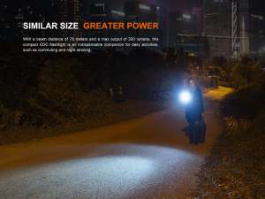 Fenix E12 V3.0 Flashlight Senter Mini LED