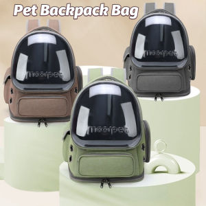 Adjustable Pet Backpack Bag Carrier Travel Breathable Transparent Pet Carrier Bag Outdoor Tran Bag