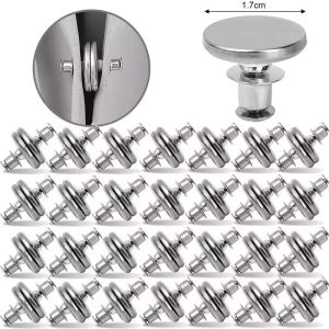 WH 1/2Pairs Heart-shaped Curtain Magnetic Clips - Curtain Close Magnet Buckle - Metal Adjustment Button - Lightproof Window Screen Close - Nail Free Detachable Window Curtain Close