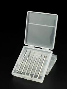 美耐特剑型尖刀宝剑刀白钢铣刀刻字核雕刻刀木雕工具电动雕刻刀头 shape carving sharp