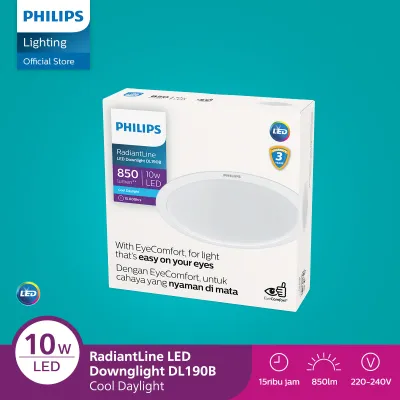 Philips Lampu Panel LED Radiantline Downlight DL190B D125 10W 65K Putih