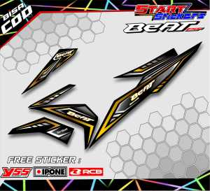 STRIPING VARIASI LIST MOTOR HONDA BEAT ESP 110 / STIKER VARIASI MOTOR BEAT ESP 110