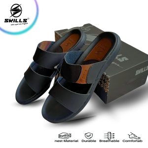 sendal casual pria sandal skills barqun kulit elegant size 39-43 BNIB
