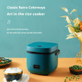 SG【Ready Stock】Mini 1.2L Rice Cooker Pure Bite Mini Cooker Food-Grade Safety 2-Cup Capacity & One-Touch Simplicity. 