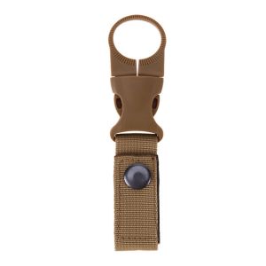 PANG8 Climbing Accessories Outdoor Camping Hiking Backpack Buckle Carabiner Belt Nylon Webbing Buckle Water Bottle Buckle Hook Water Bottle Holder Clip