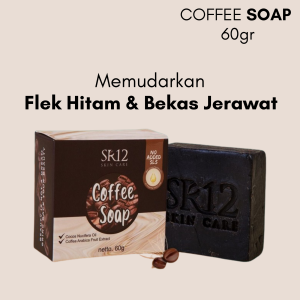 Sabun Kopi SR12 Ori Penghilang Flek Hitam Coffee Soap untuk Bkas Jerawat